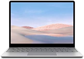 Microsoft Surface Laptop Go (Windows 10, écran tactile 12,45″, Intel Core i5, 8 Go RAM, 256 Go SSD, Platine, clavier QWERTY allemand) L’ordinateur portable Surface le plus léger